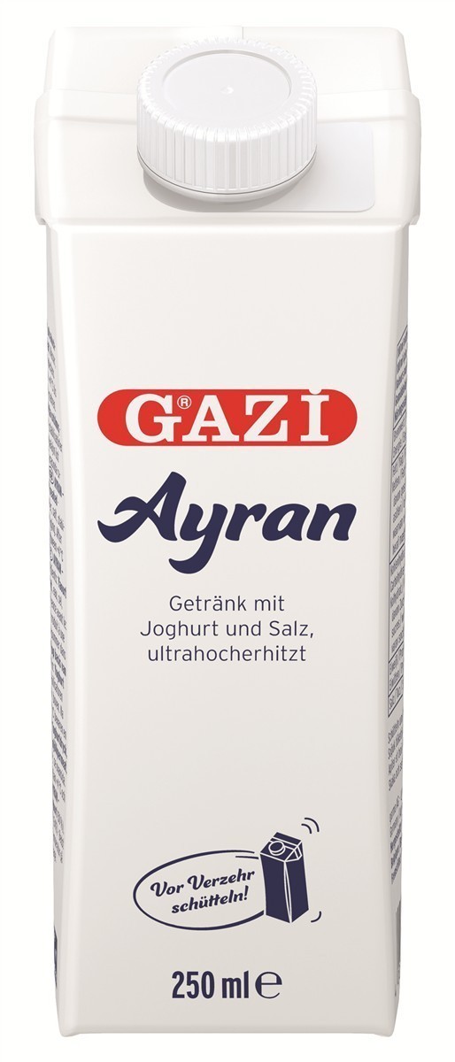 Gazi Ayran 15x 250ml Joghurt-Soft-Drink im Tetra Pak