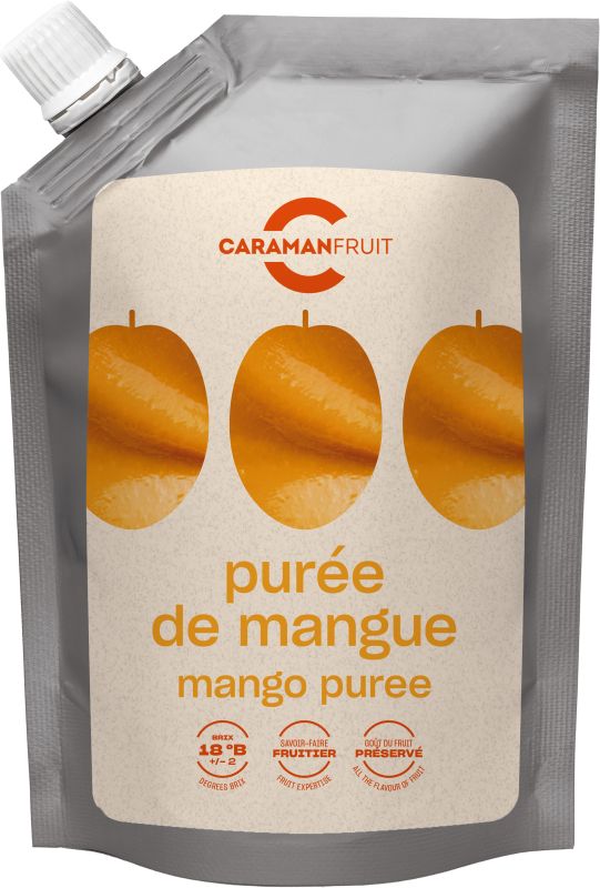 Caramanfruit Mango-Püree 1x 1kg indisches Mango Frucht-Püree