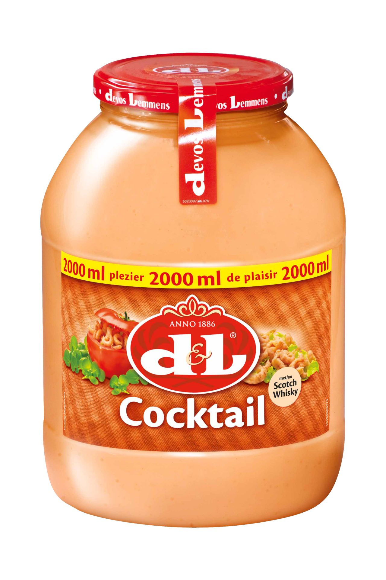 D&L Cocktail Sauce 4x 2000ml PET cremig als Dip oder Topping