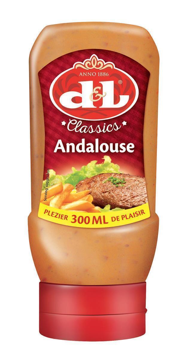 D&L Andalouse Sauce 300ml Classics leicht würzig-pikante Sauce aus Andalusien