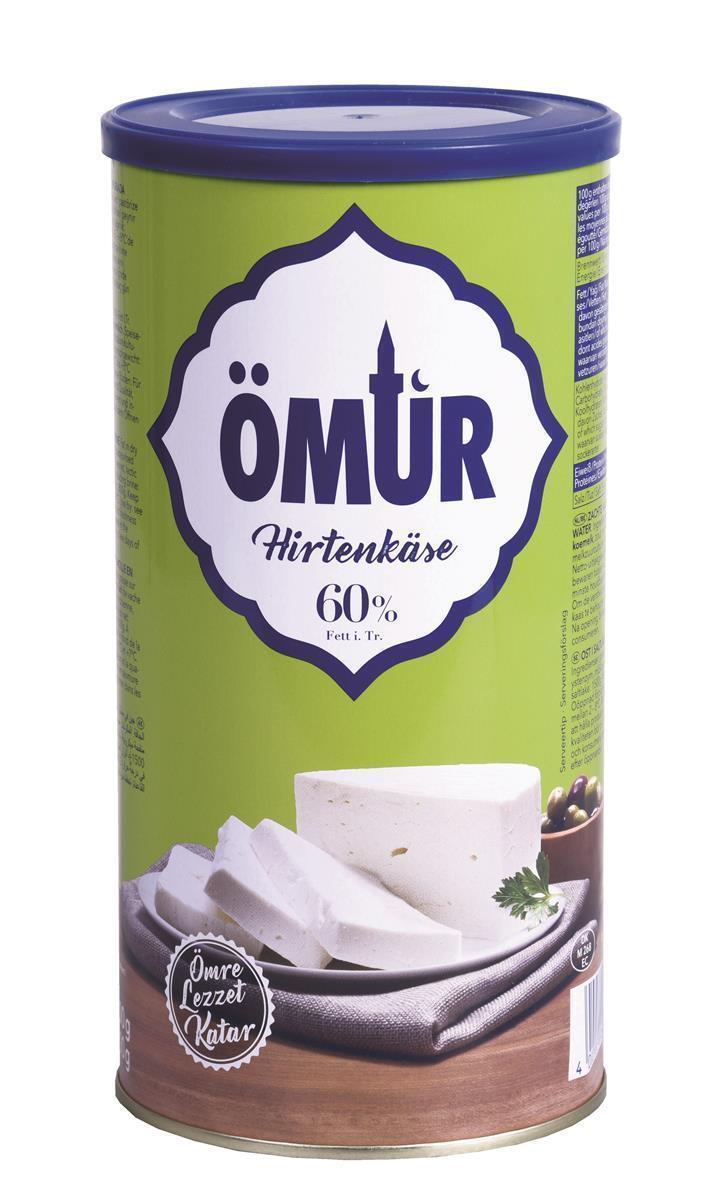 Ömür Hirtenkäse 800g 60% Fett i.Tr. cremiger Weichkäse aus Kuhmilch