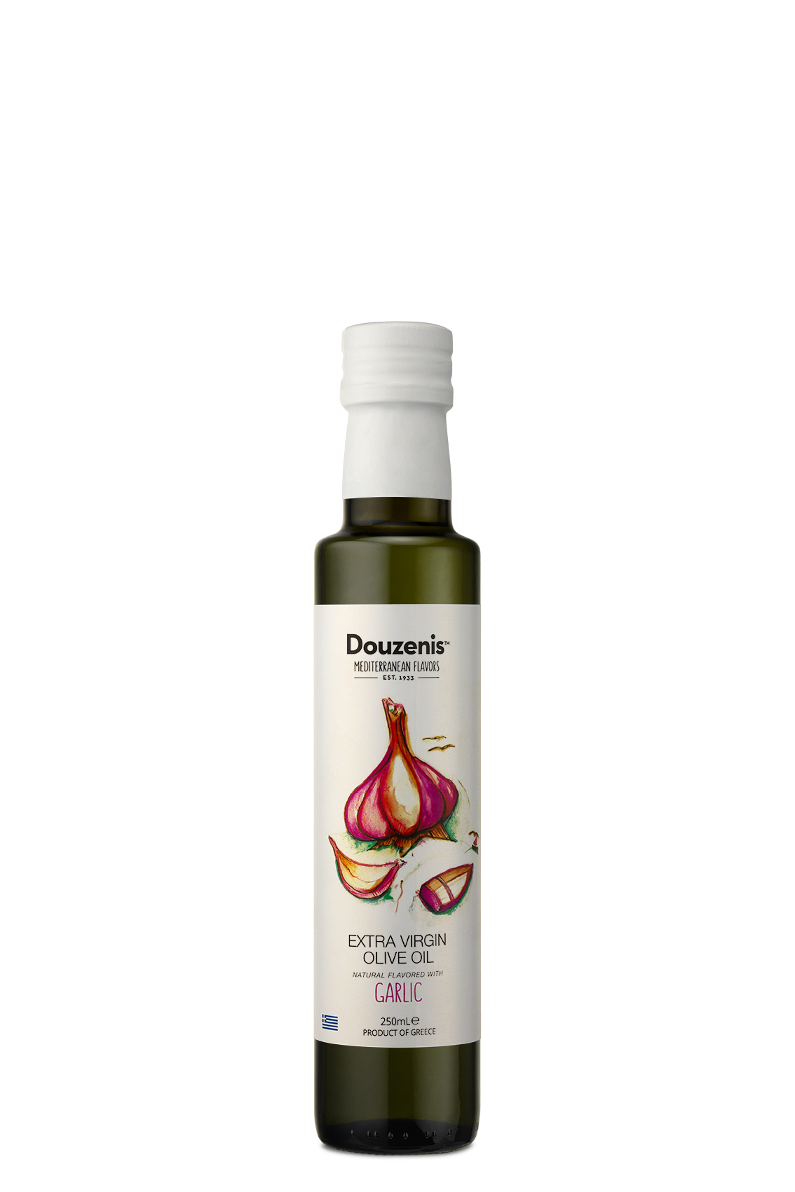 Douzenis natives Olivenöl Knoblauch 12x 250ml Würzöl