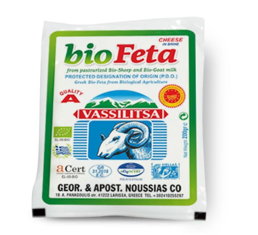 Vassilitsa BIO Feta 200g Griechischer Schafskäse vakuumverpackt