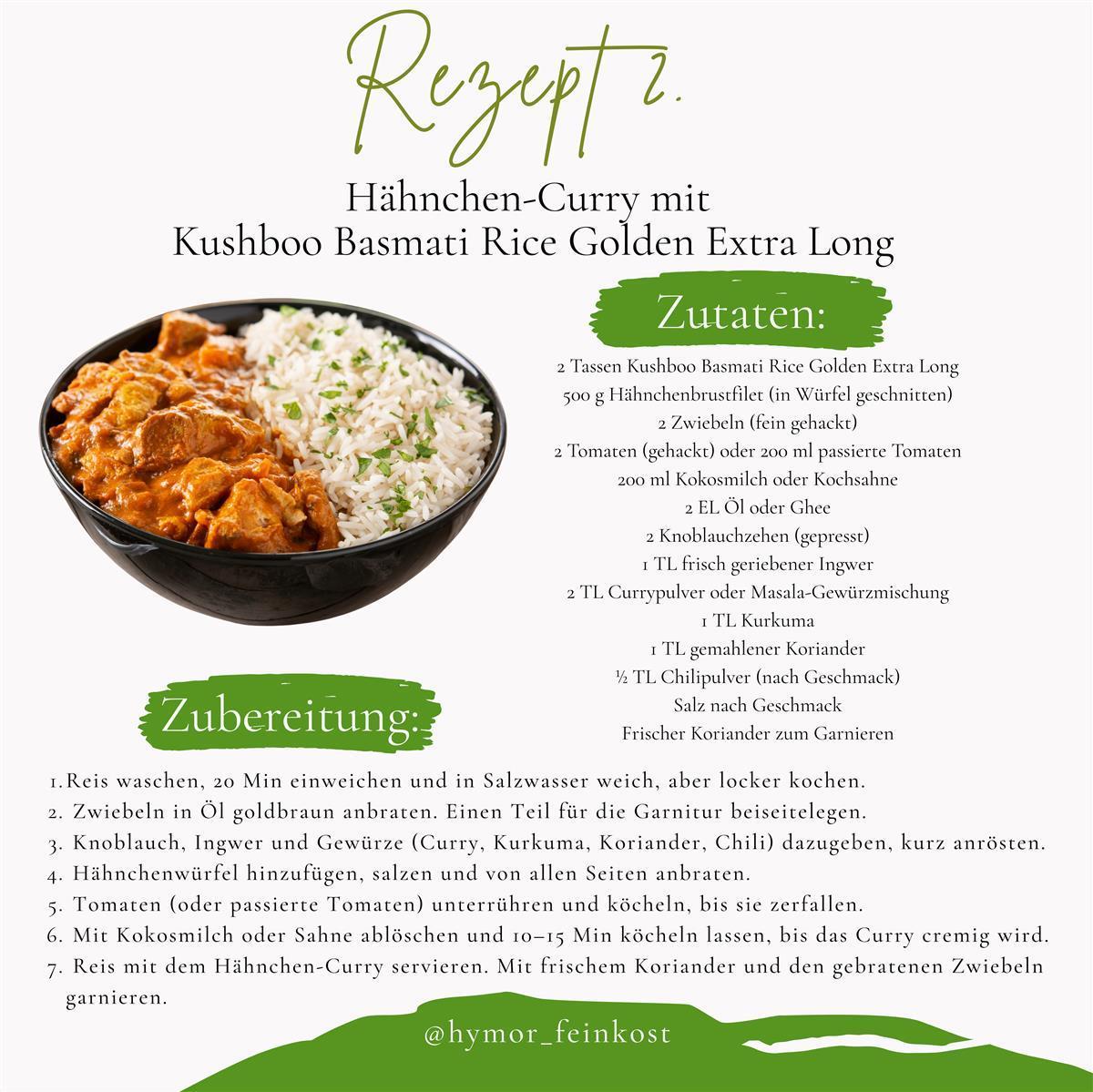 Khushboo Gold Premium 1121 Basmati Reis 20 kg Indischer Duftreis 
