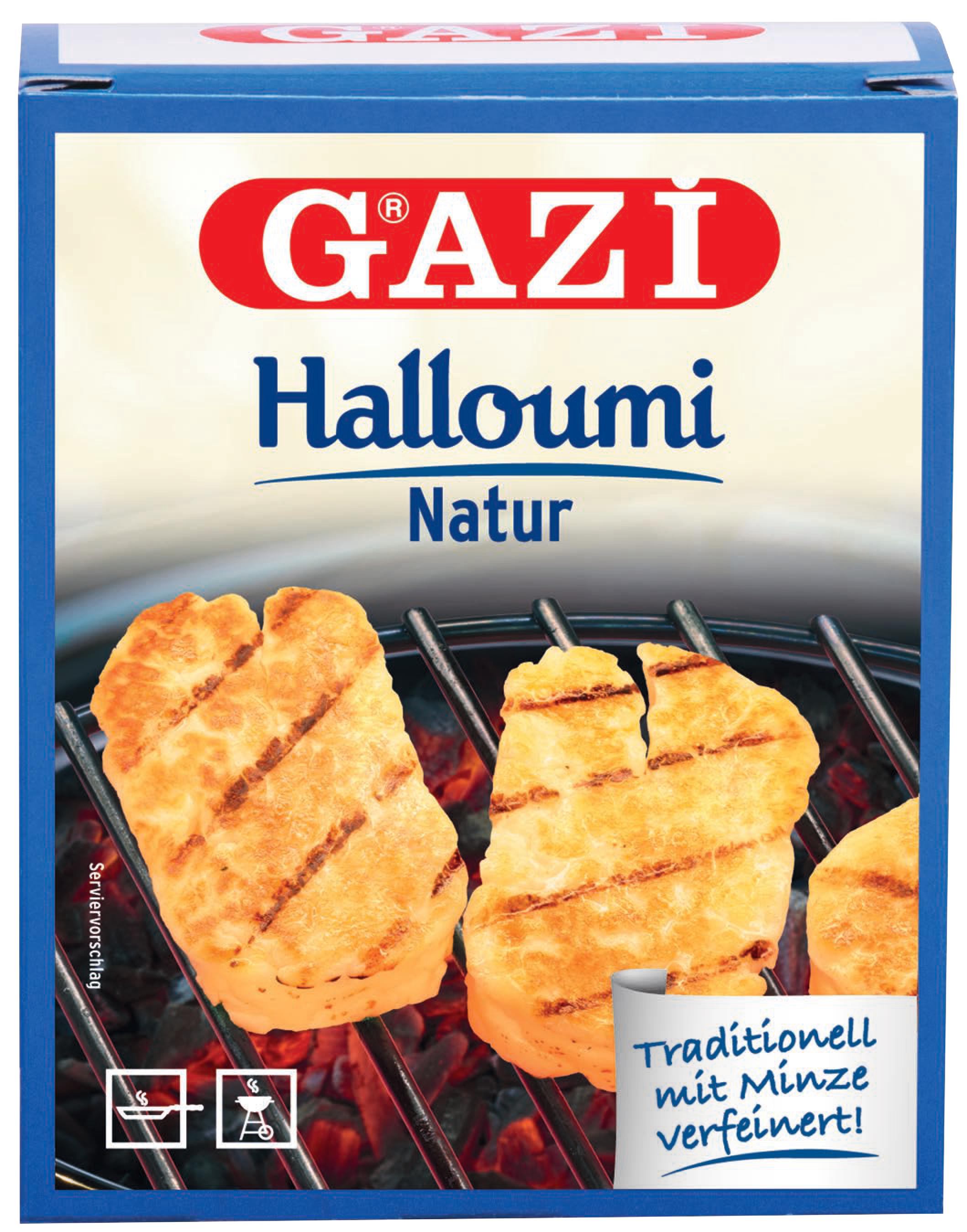 Gazi Halloumi-Käse 250g 43% Fett i.Tr. Grillkäse aus Zypern als Halloumi-Burger
