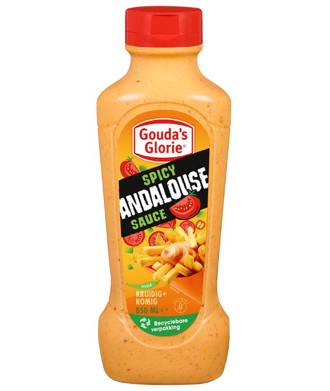 Gouda's Glorie Sauce Andalouse 8x 850ml cremig würzig zu Fleisch Pommes 