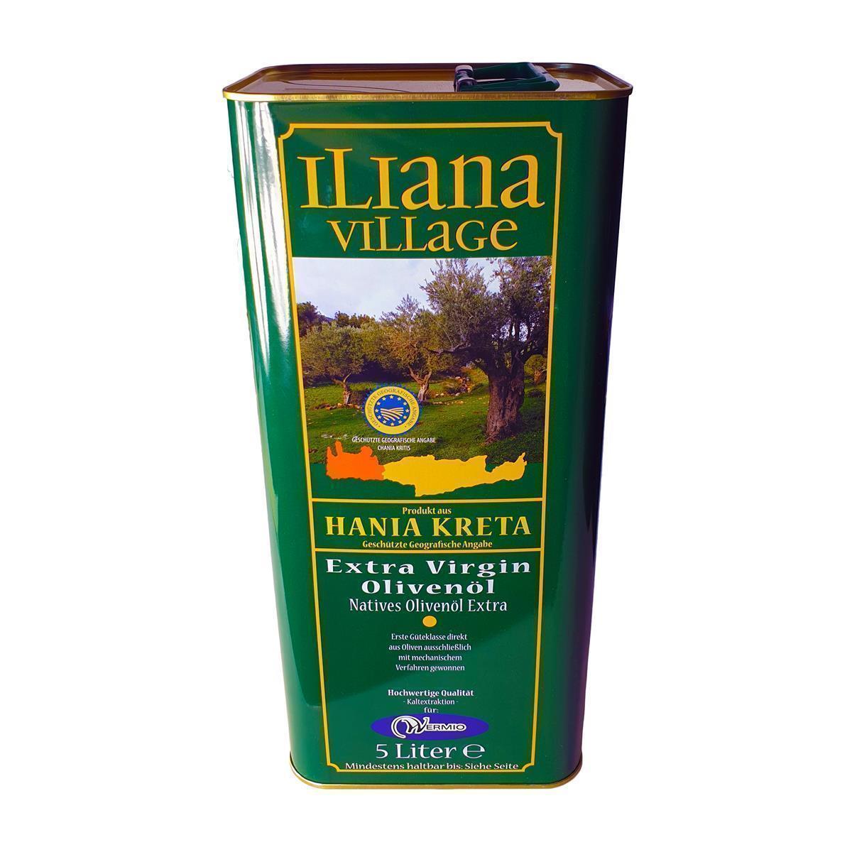 Iliana Village kretisches Olivenöl 1x 5 Liter aus Kreta extra nativ