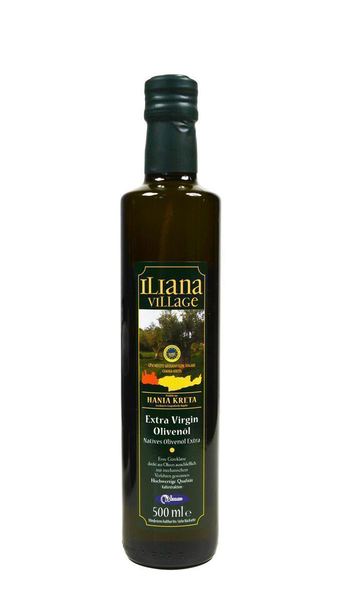 Iliana Village extra natives Olivenöl 1x 500ml Flasche Kreta Chania