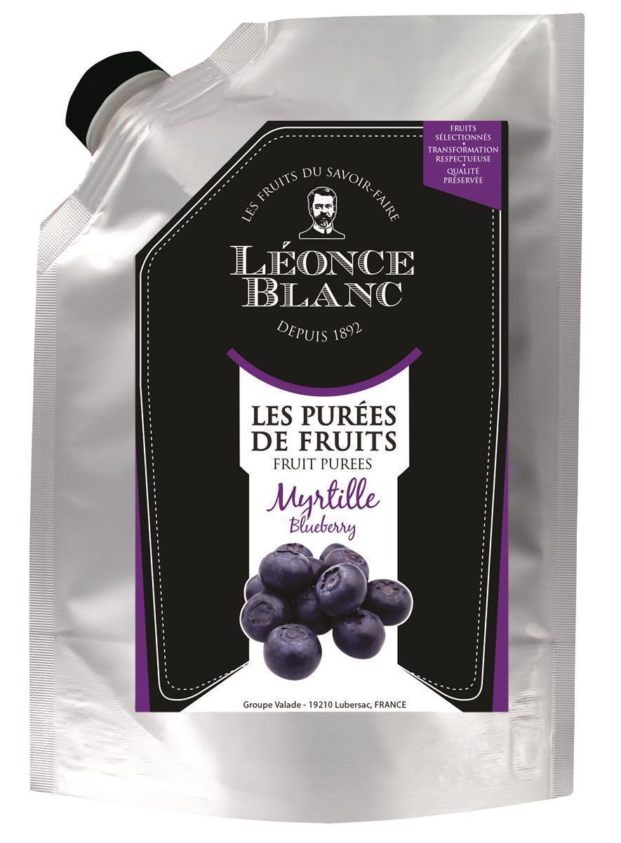 Leonce Blanc Heidelbeeren-Püree 1kg Blaubeer-Frucht-Püree