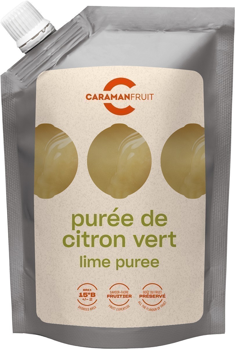Caramanfruit Limetten-Püree 8x 1kg exotische Limette Zitrusfrucht