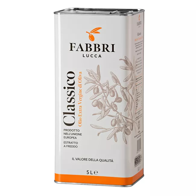 Fabbri Lucca Classico Olivenöl 1x 5 Liter Natives Öl extra vergine Italien Toskana