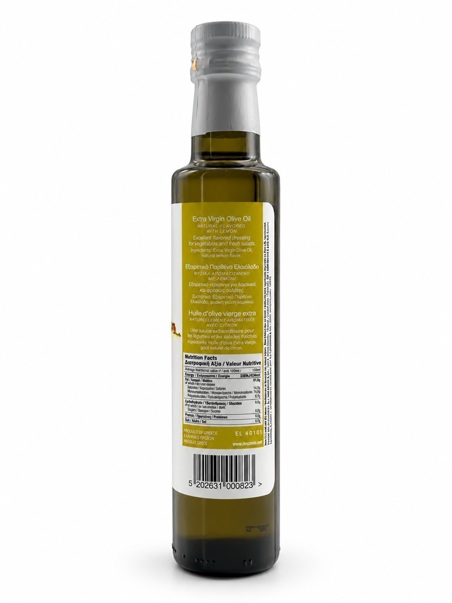 Douzenis Griechisches Extra Vergines Olivenöl Zitronenaroma 1x 250ml