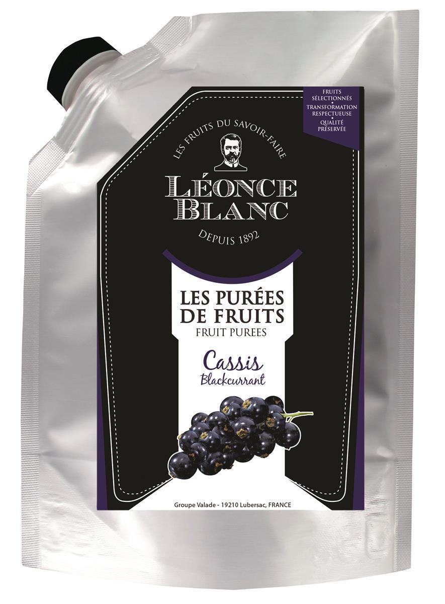Leonce Blanc Schwarze-Johannisbeeren-Püree 1kg Cassis-Frucht-Püree