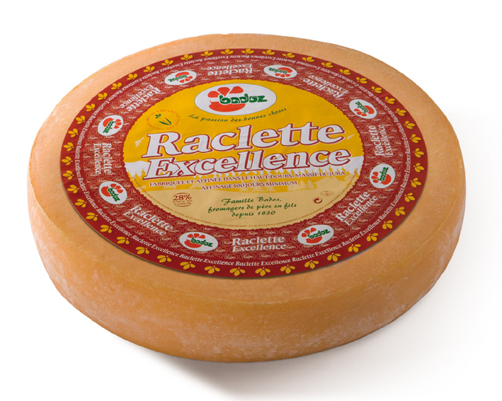 Badoz Raclette Excellence – Französischer Schnittkäse 6 kg Laib, 48% Fett i.Tr.