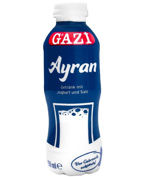 Gazi Ayran 250ml Joghurt-Soft-Drink Erfrischungs-Getränk Mix-Getränk PET