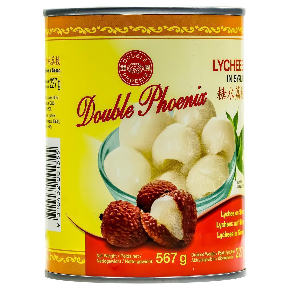 Double Phoenix Lychee 567g leicht gezuckert eingelegte Litschi