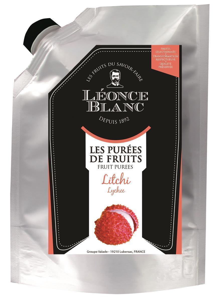Leonce Blanc Litschi-Püree 1kg exotisches Lychee Frucht-Püree