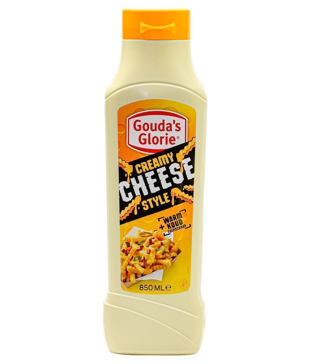 Hymor Creamy Cheese Style 850ml von Gouda´s Glorie cremige vegane Käsesauce