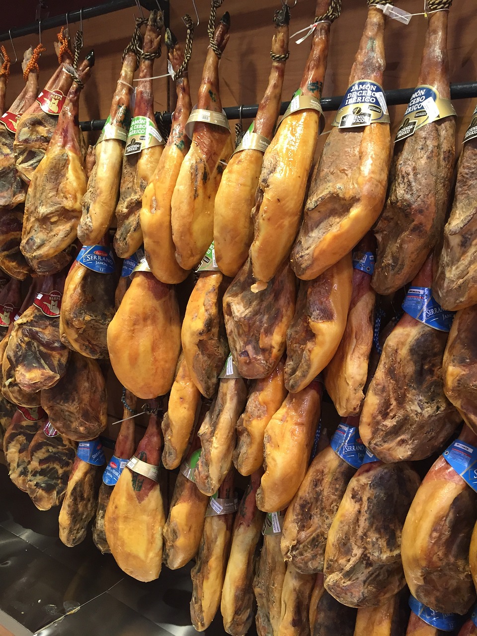 Hymor Serrano Schinken Reserva 1x ca. 7,5kg Jamon-Serrano Vorderschinken Knochen