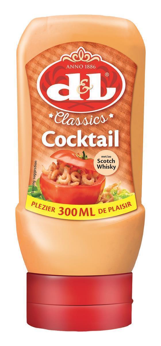 D&L Cocktail Sauce 300ml Classics cremige Grill-Sauce milder Cocktail Dip