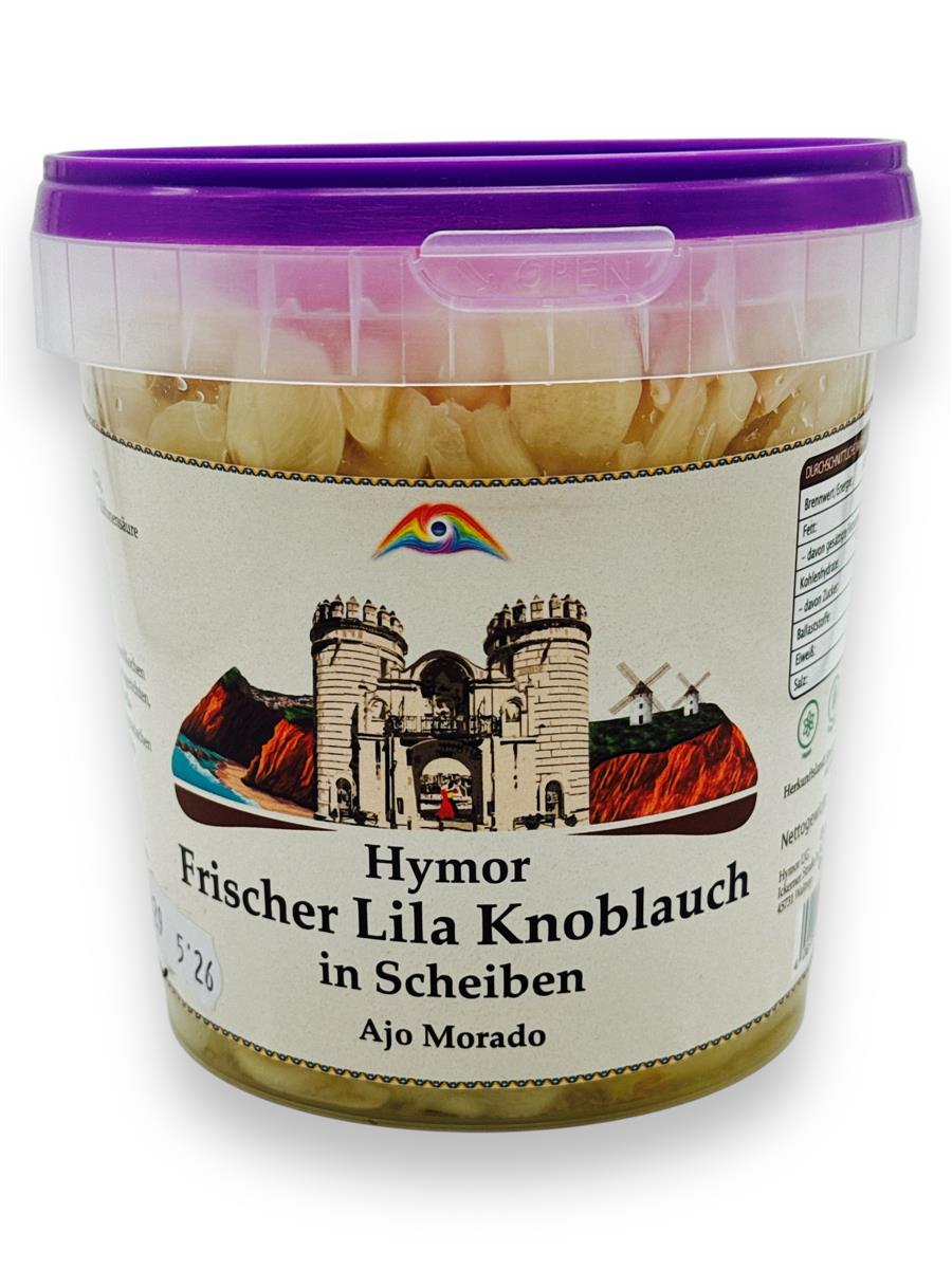 Hymor frischer Knoblauch in Scheiben 1kg Ajo Morado