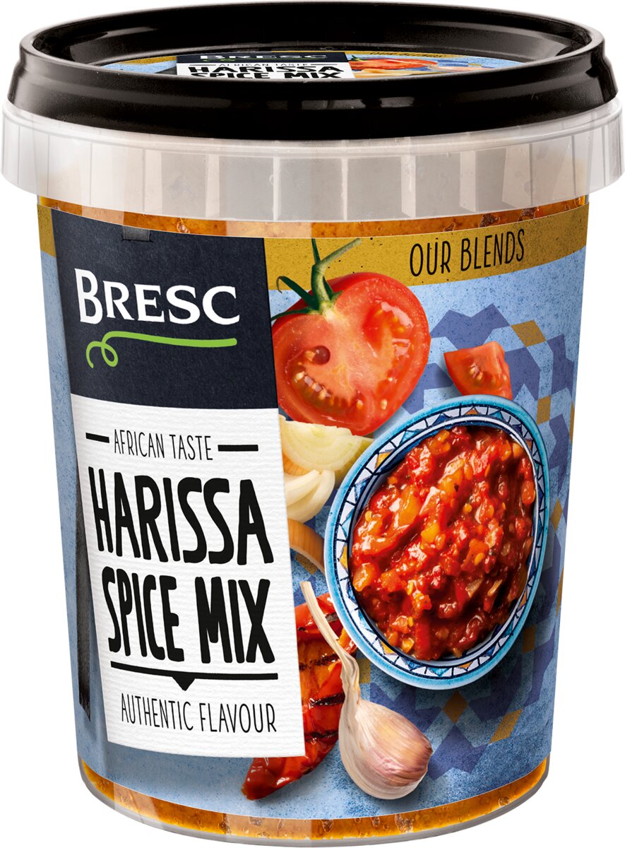 Bresc Harissa Spice Mix 6x 450g pikante vegane Chili Gewürzpaste