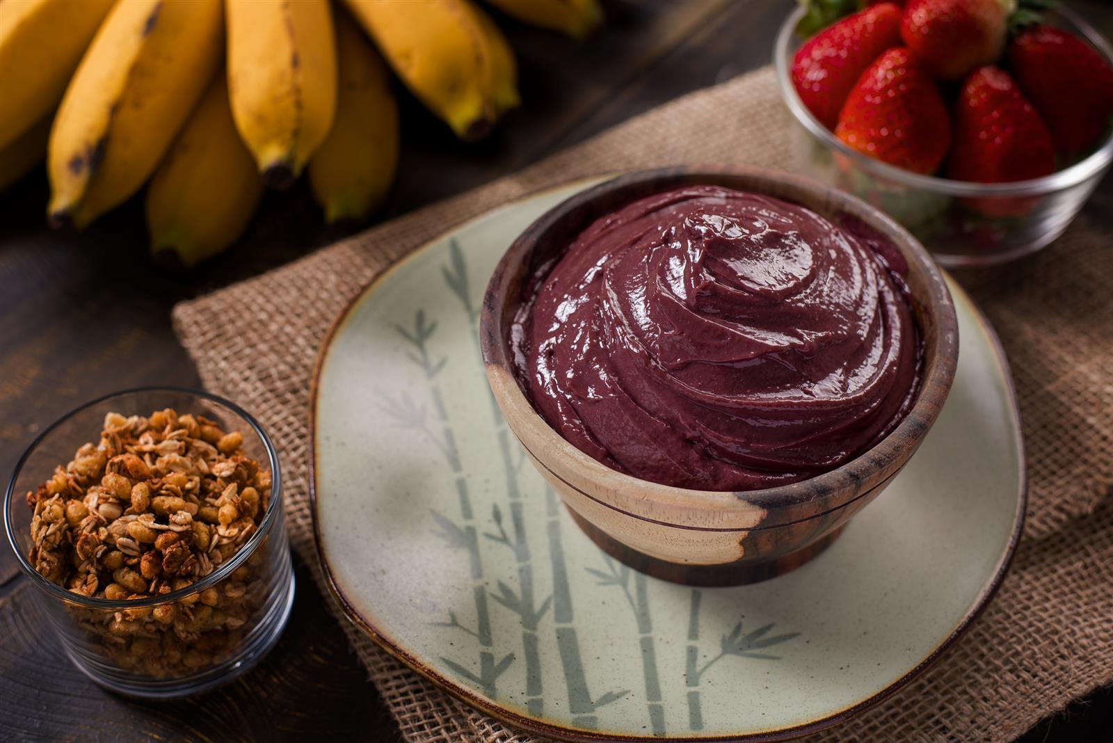 Ponthier Bio Acai-Püree 1kg Fruchtpüree aus Acai-Beeren Amazonas Superfood