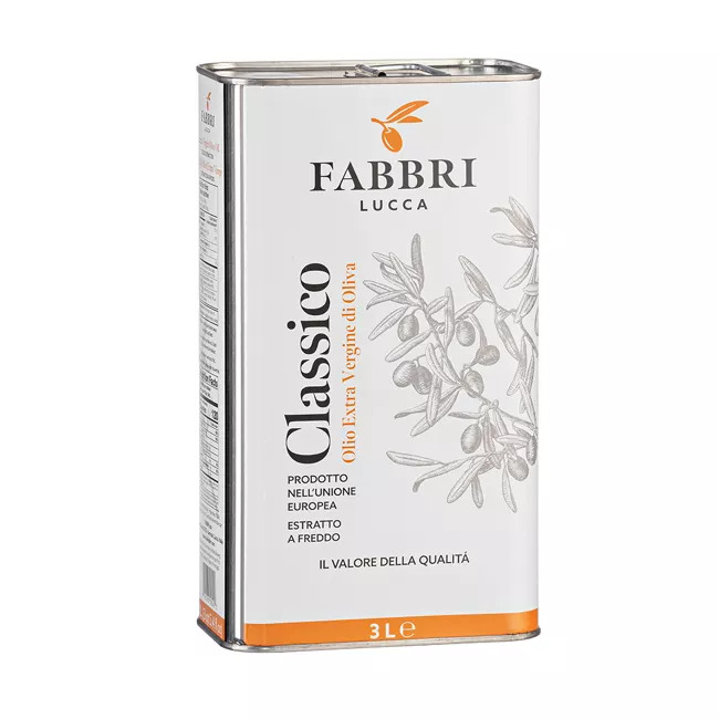 Fabbri Lucca Classico Olivenöl 1x 3 Liter Natives Öl extra vergine Italien Toskana
