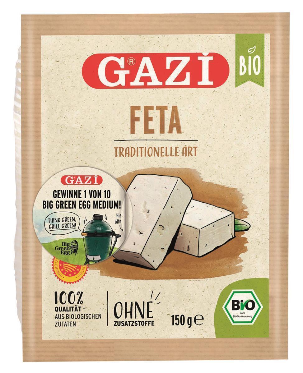 Gazi BIO Feta traditionelle Art 150g 48% Fett i.Tr. griechischer Schafs-Käse