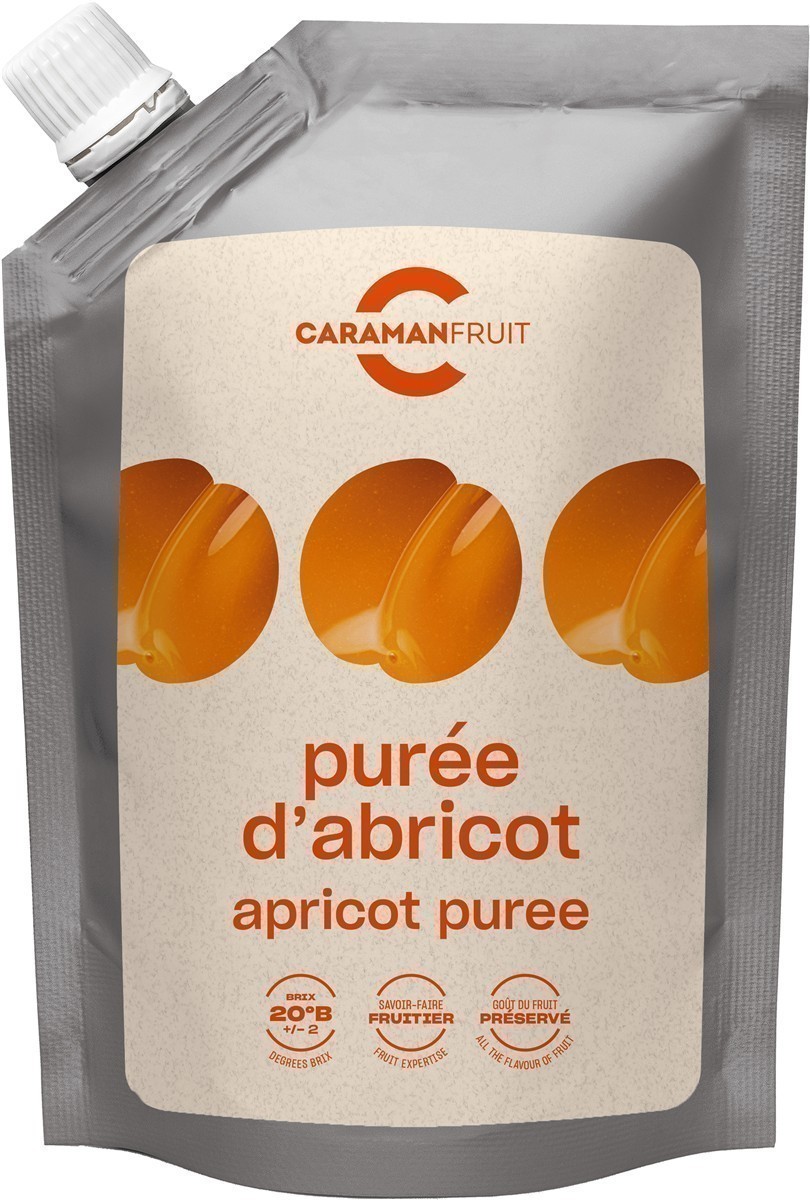 Caramanfruit Aprikosen-Püree 1kg französisches Marillen Frucht-Püree