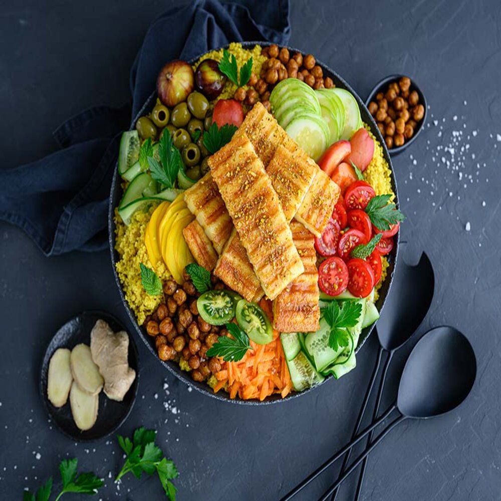 Gazi Halloumi-Käse 250g 43% Fett i.Tr. Grillkäse aus Zypern als Halloumi-Burger
