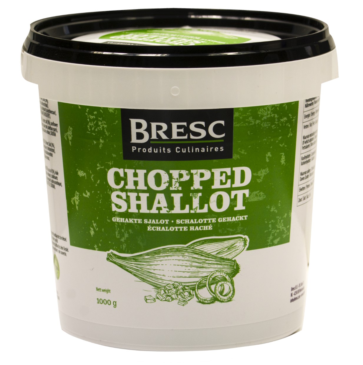 Bresc Schalotten gehackt 6x 1kg Edelzwiebel französische Küche