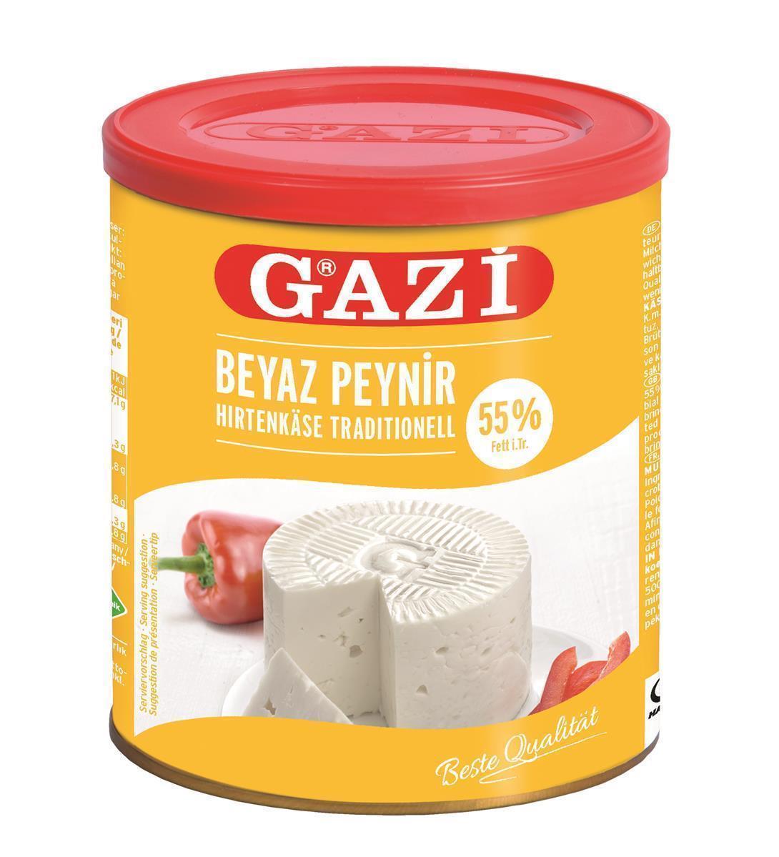 Gazi Hirtenkäse traditionell 500g 55% Fett i.Tr. Kuhkäse Kuhmilch Beyaz Peynir