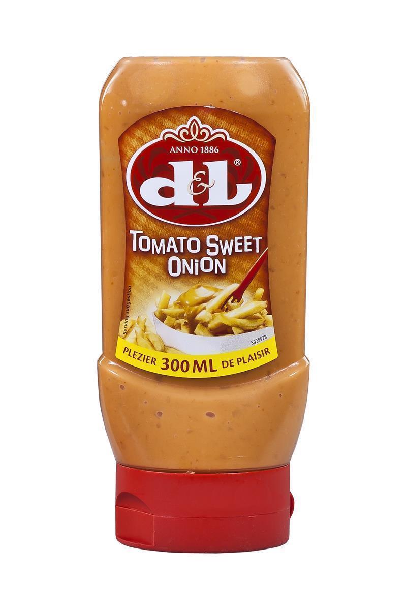 D&L Tomato Sweet Onion Sauce 300ml würzig-fruchtige Tomaten-Zwiebel Soße