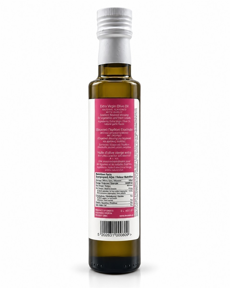 Douzenis Griechisches Olivenöl Knoblauch-Aroma 1x 250ml