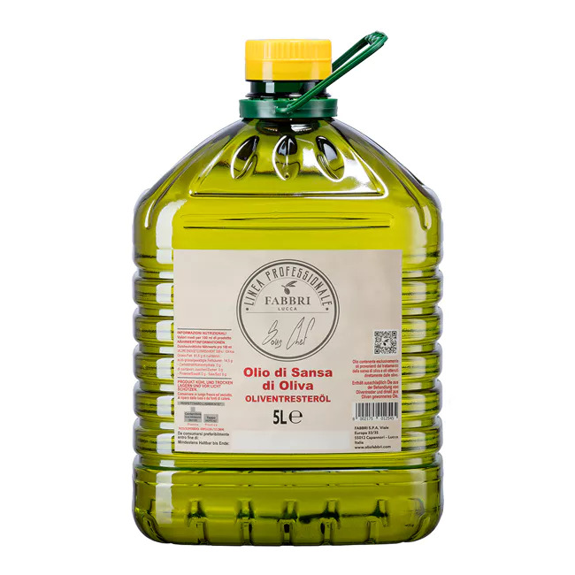 Fabbri Lucca Olivenöl 1x 5 Liter Oliventresteröl Olio di Sansa Italien Toskana