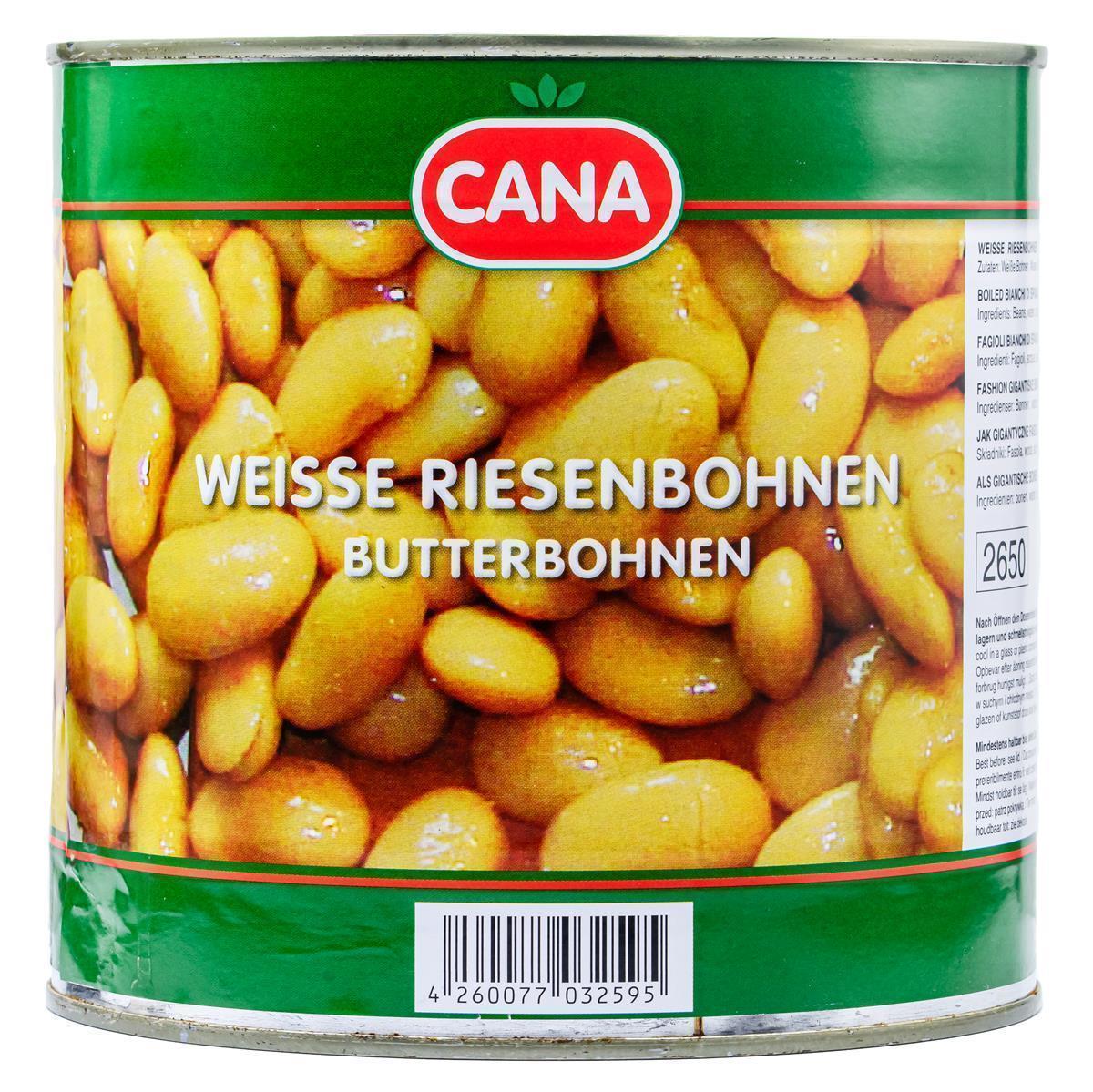 Cana Bianchi di Spagna 2500g Dose weiße Riesenbohnen
