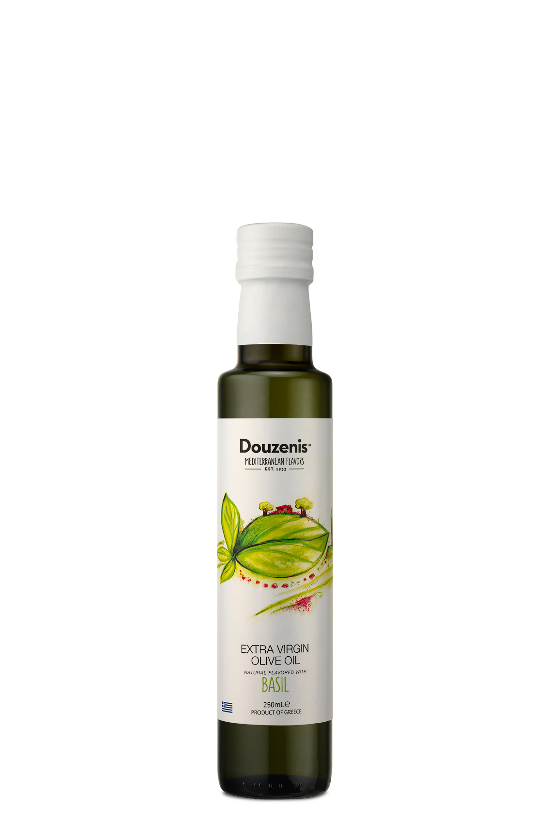 Douzenis natives Olivenöl Basilikum 6x 250ml Würzöl
