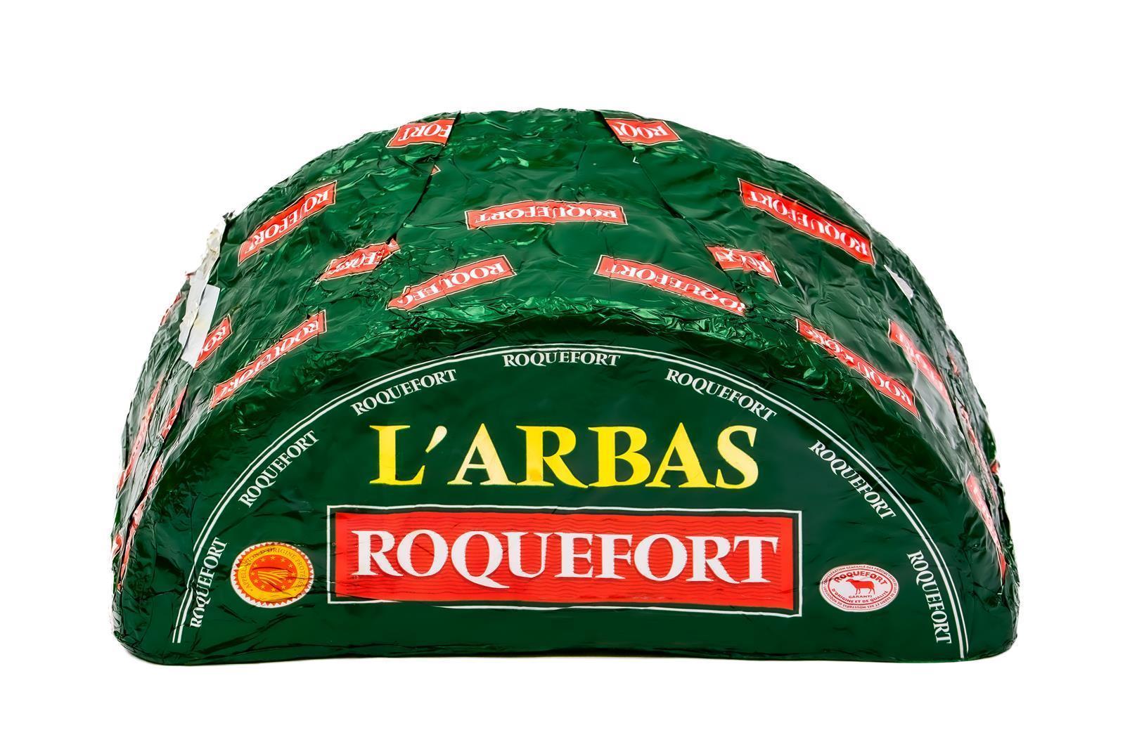 Hymor Roquefort Schafs-Käse Arbas ca. 1,4KG französischer Blau-Schimmel-Käse AOP