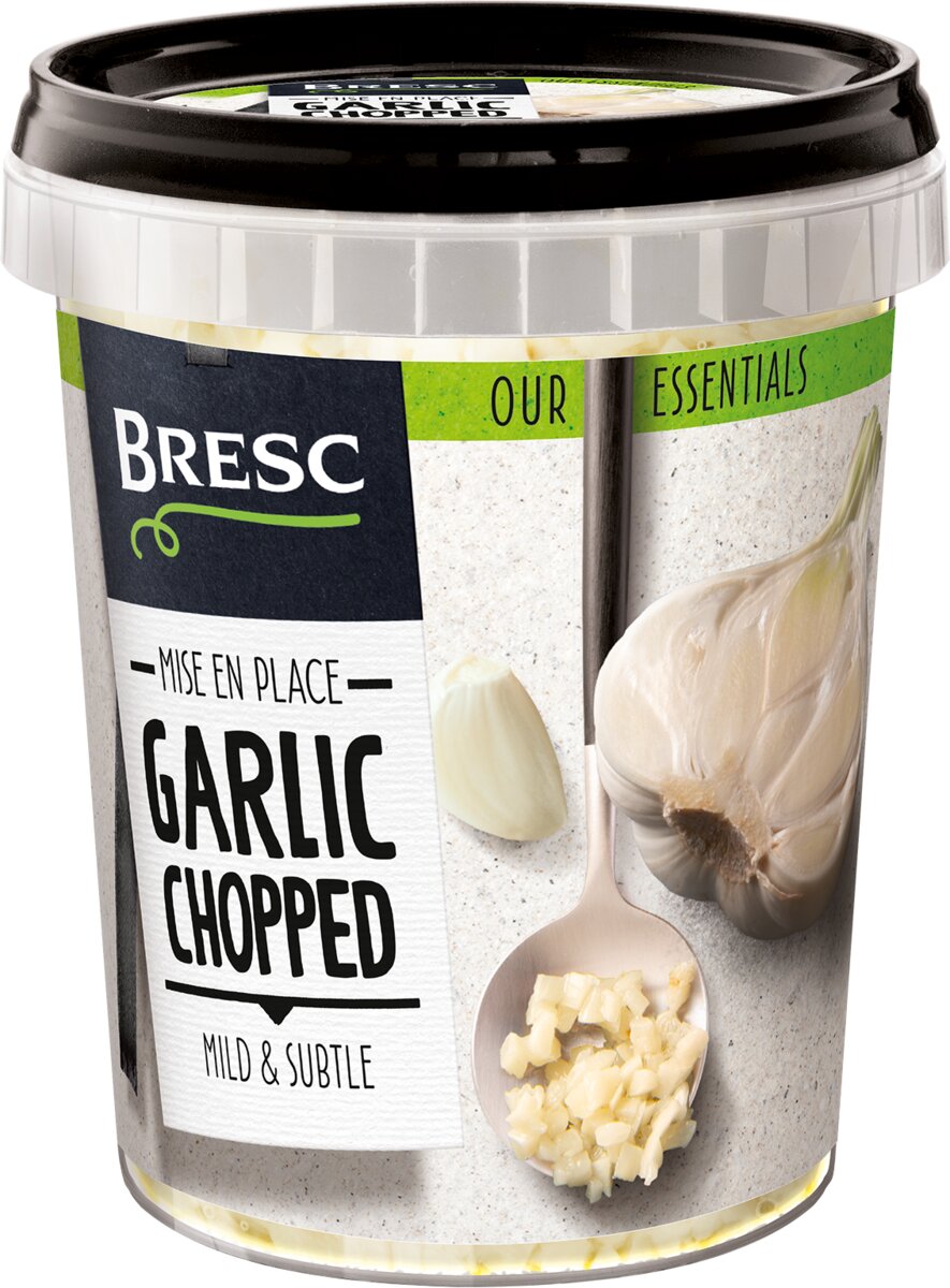 Bresc Knoblauch gehackt 2x 450g gehackter junger Knoblauch