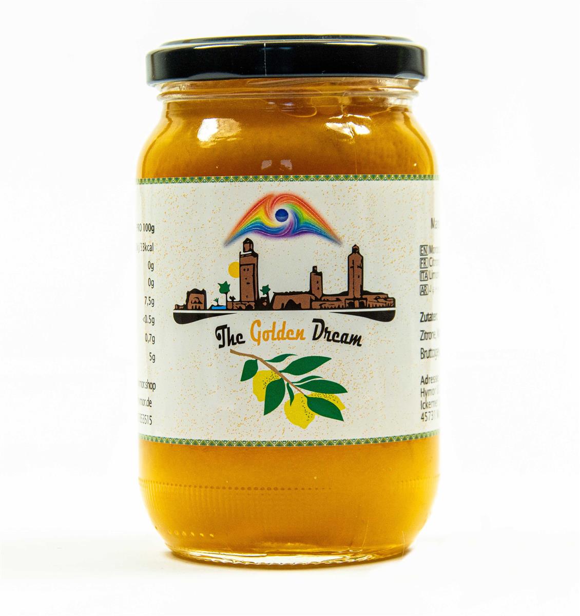 Hymor Marokkanische Salzzitronen 12x 200g Glas eingelegte Zitronen