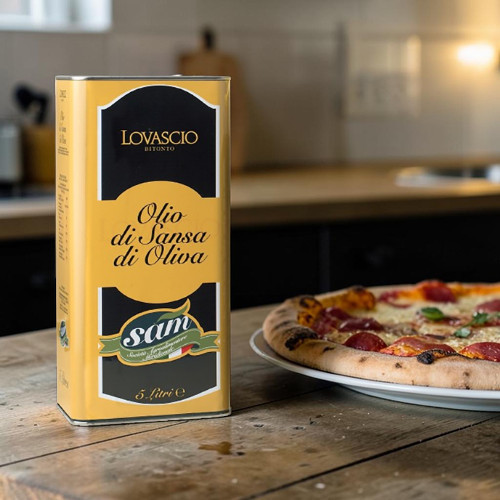 Lovascio Olivenöl Olio di Sansa di Oliva aus Apulien 5L Halal Öl
