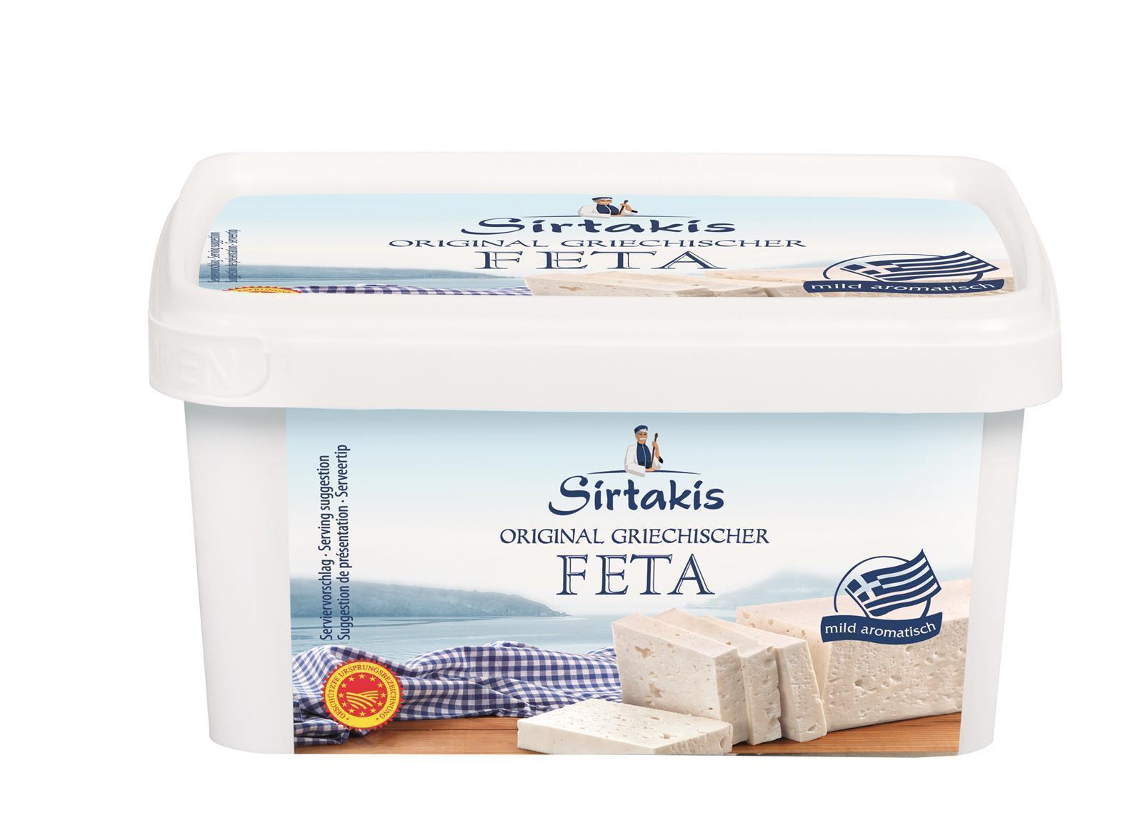 Sirtakis Feta 400g Schafskäse in Salzlake 43% Fett i.Tr.