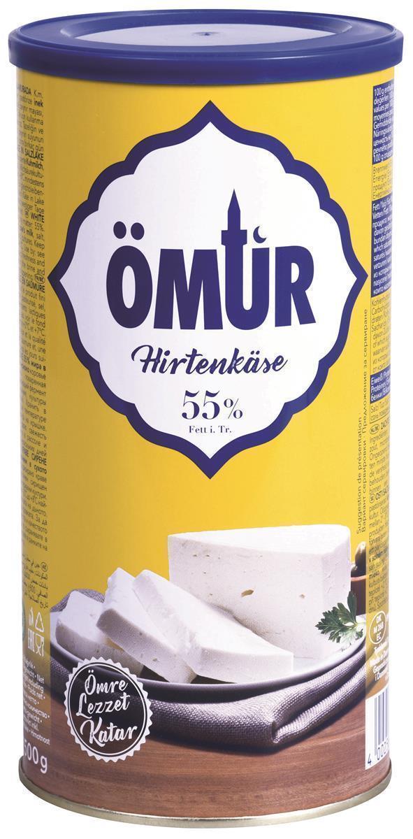 Ömür Hirtenkäse 800g 55% Fett i.Tr. Kuhkäse Weichkäse aus Kuhmilch