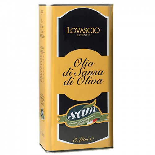 Lovascio Olivenöl Olio di Sansa di Oliva aus Apulien 5L Halal Öl