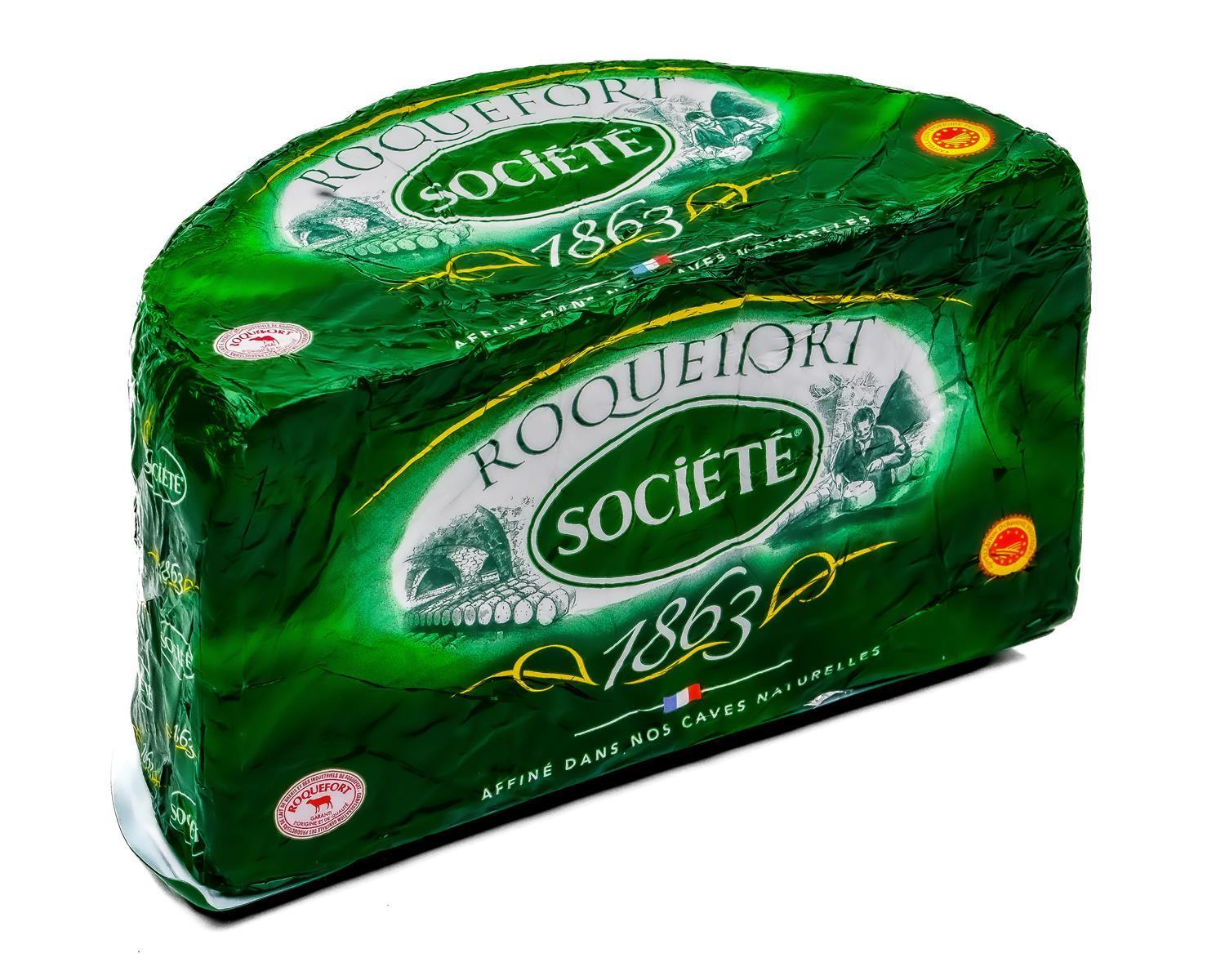 Roquefort-Käse Societe ca. 1,3KG französischer Blau-Schimmel-Käse AOP