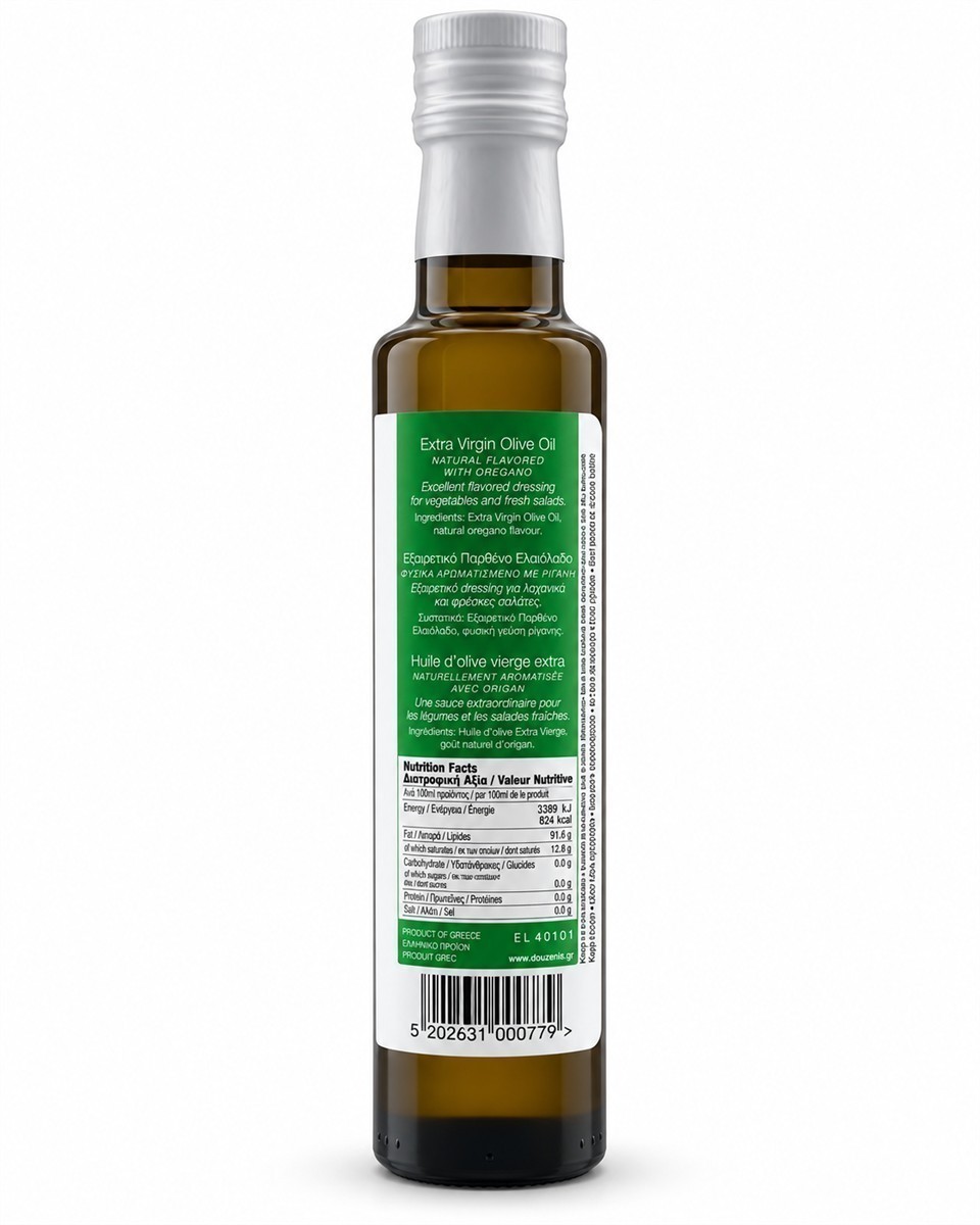 Douzenis Griechisches Olivenöl mit Oregano-Aroma 6x 250ml