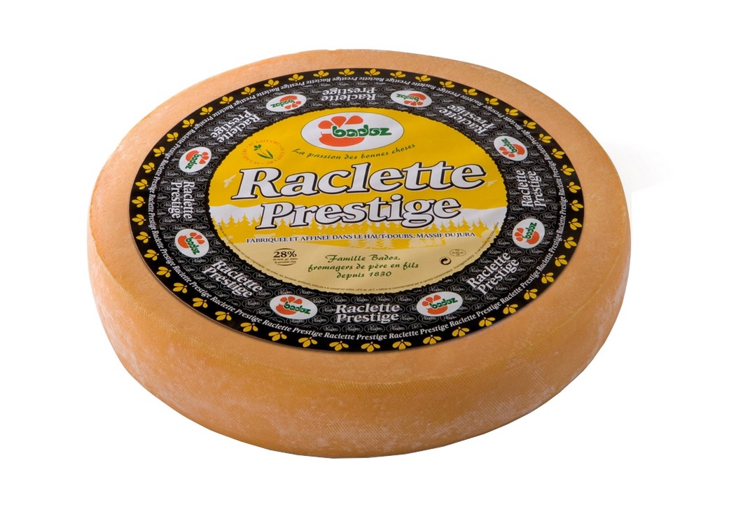 Badoz Raclette Prestige – Französischer Schnittkäse 6 kg Laib, 45% Fett i.Tr.