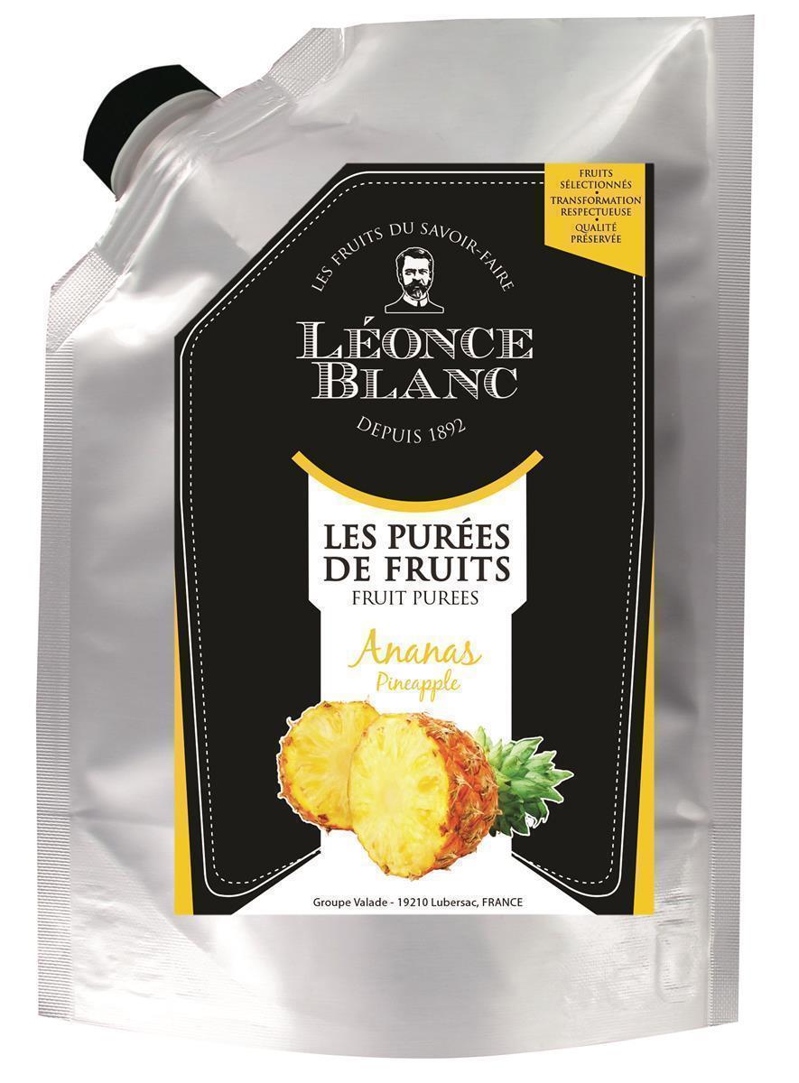 Leonce Blanc Ananas-Püree 1kg Ananas Frucht-Püree Piña